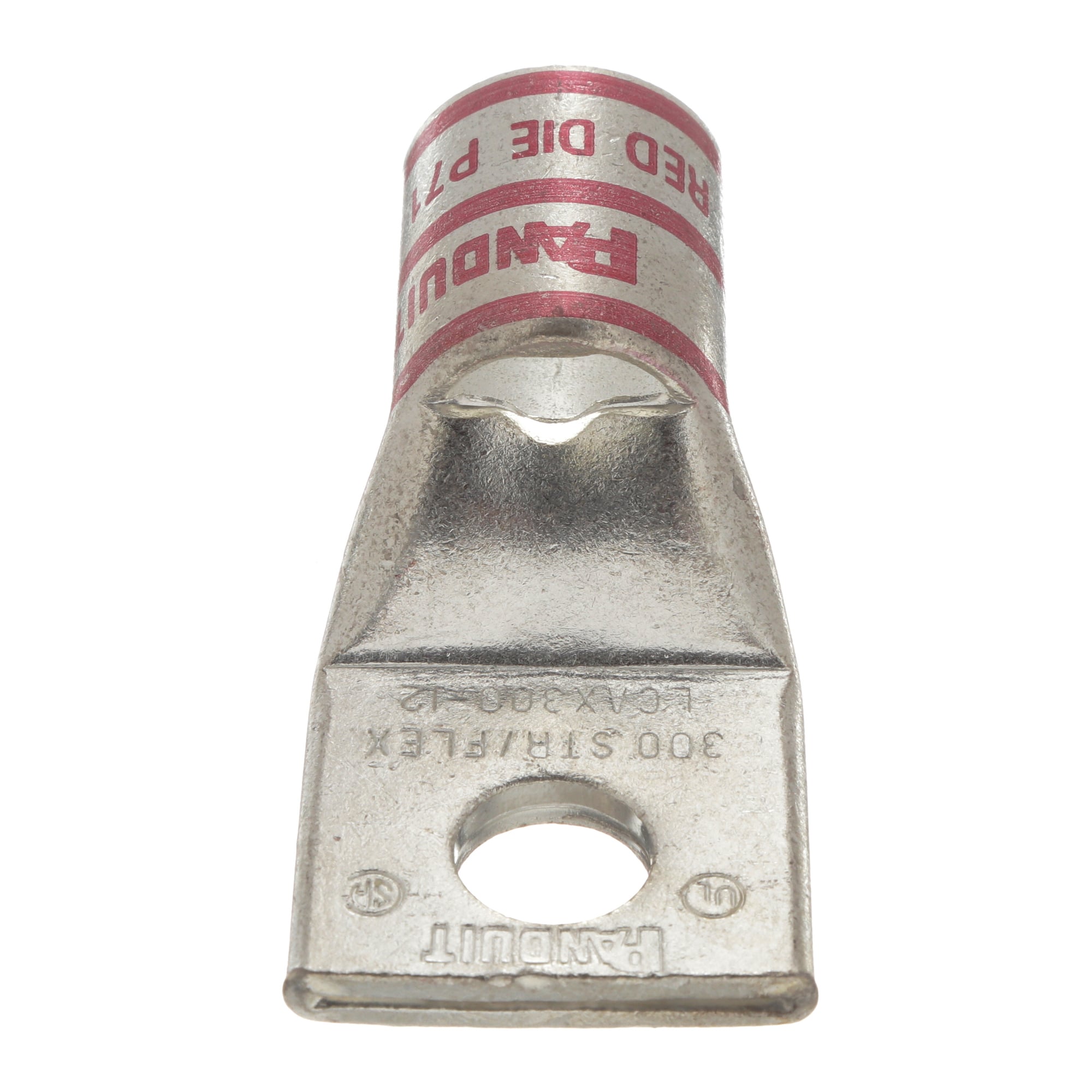 Copper Compression Lug, 1 Hole, 300 kcmi