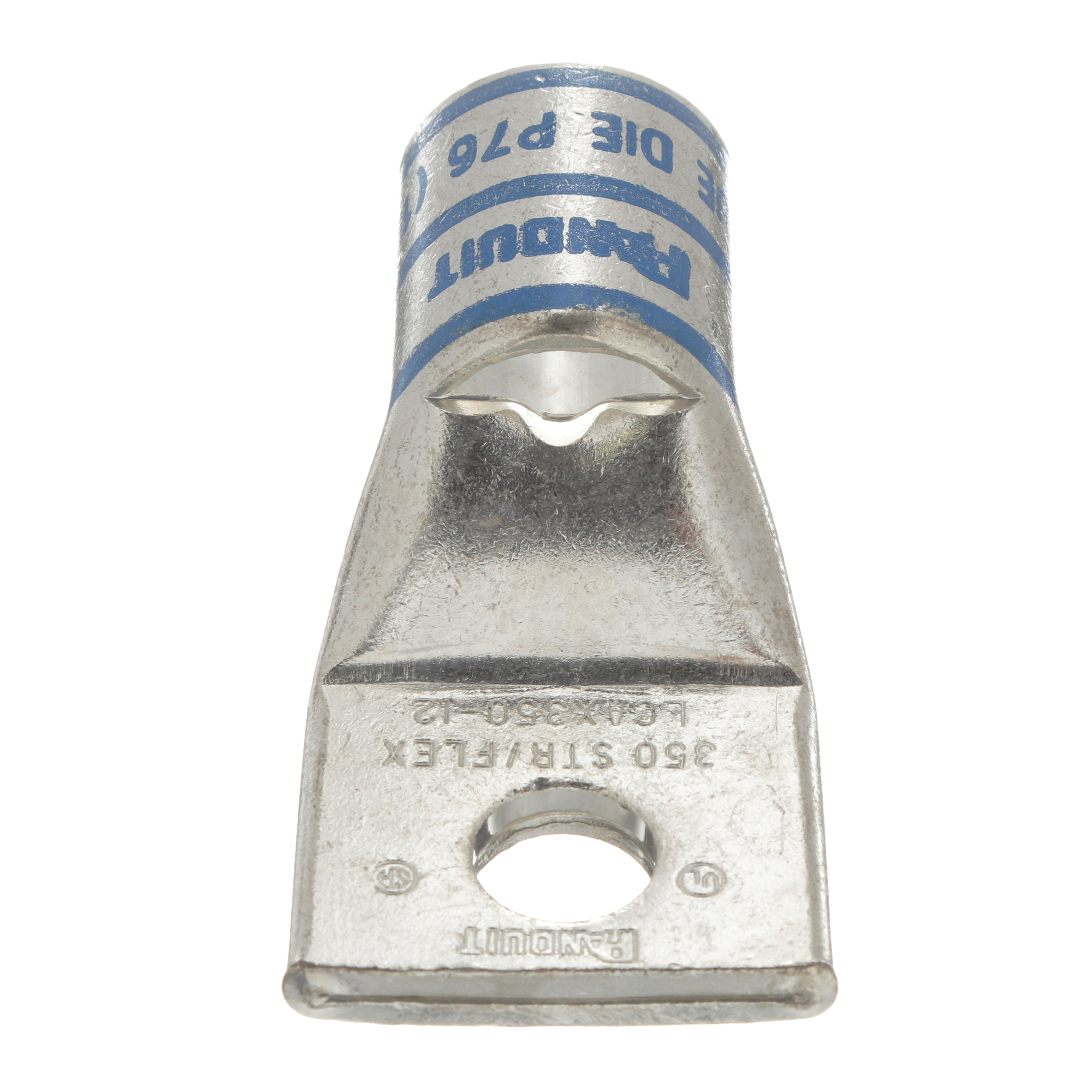 Copper Compression Lug, 1 Hole, 350 kcmi
