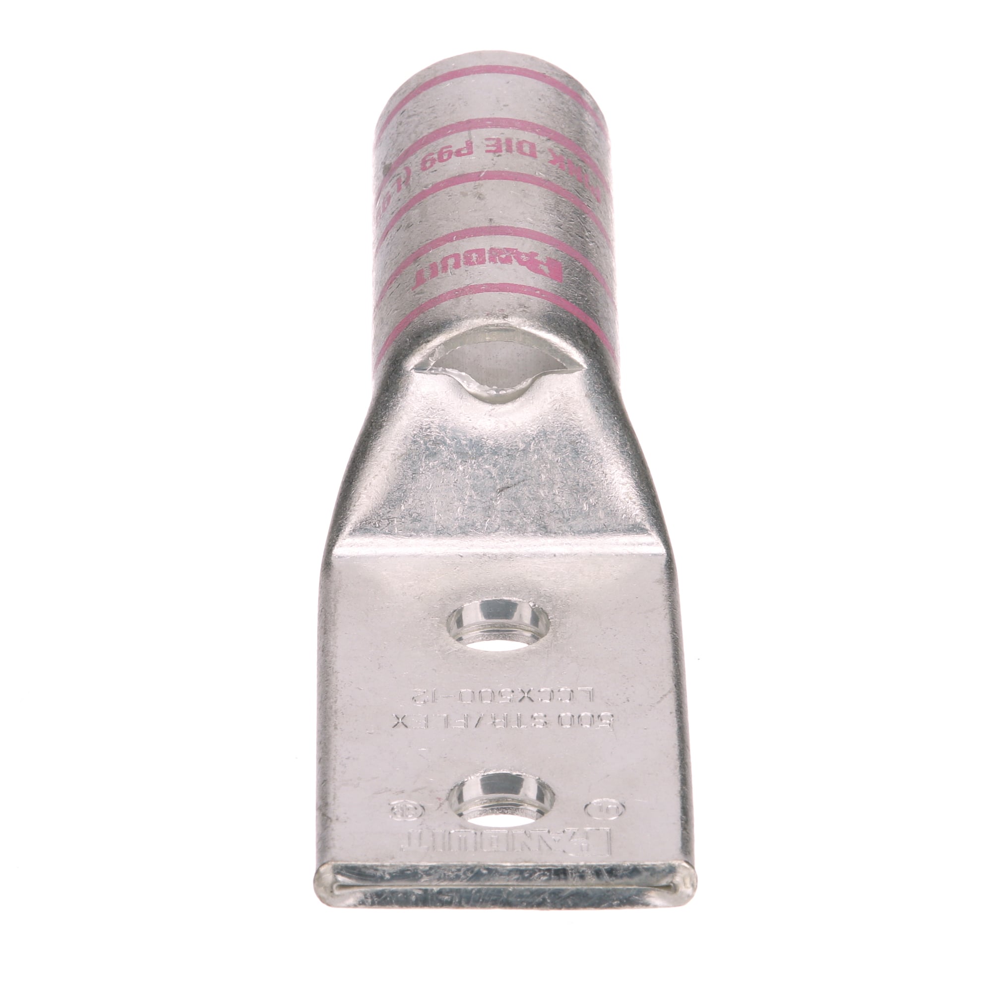 Copper Compression Lug, 2 Hole, 500 kcmi