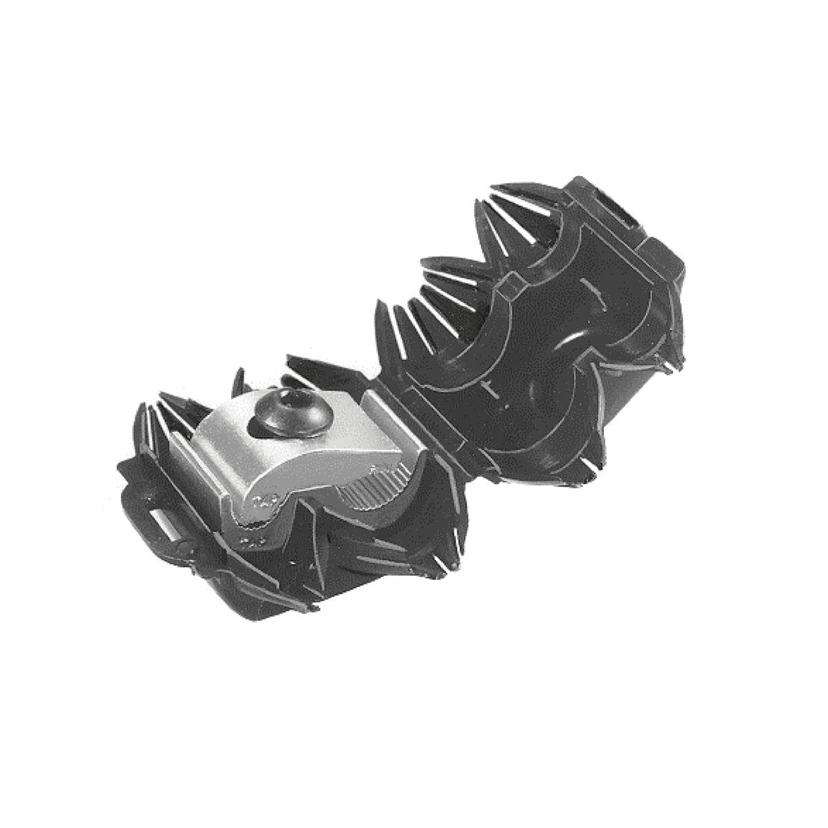 Al Riser Tap(Polyethylene Connector Cover), #2-4/0 Str(Al/Cu Cable)(Run), #10 Sol-#2 Str(Al/Cu Cable)(Tap).