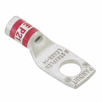 Copper Compression Lug, 1 Hole, #2 AWG F