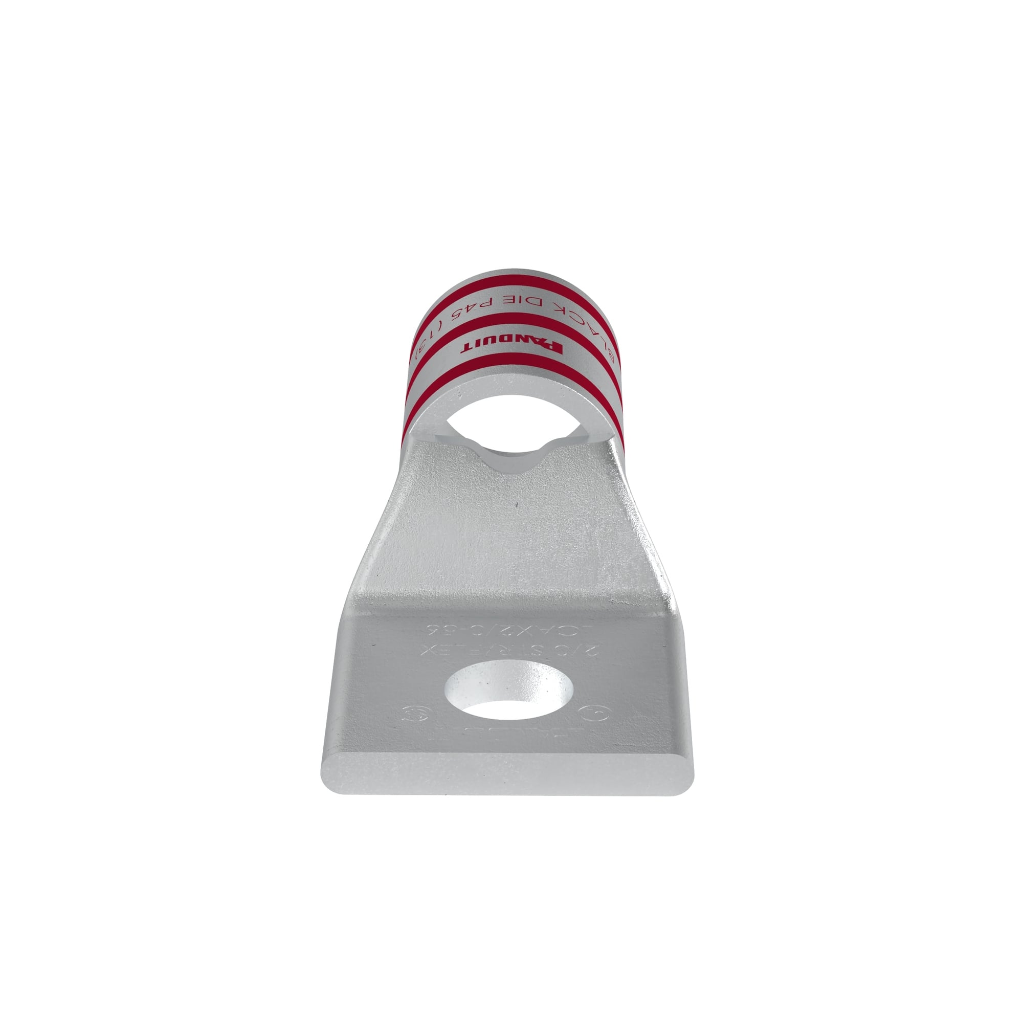 Copper Compression Lug, 1 Hole, #2 AWG F