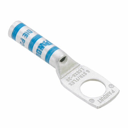 Copper Compression Lug, 1 Hole, #2 AWG F