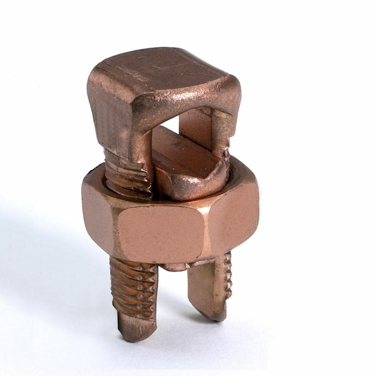 Copper Split Bolt, Cu: 8 AWG (Str)-6 AWG (Sol) (Run & Tap),Length:1.20.