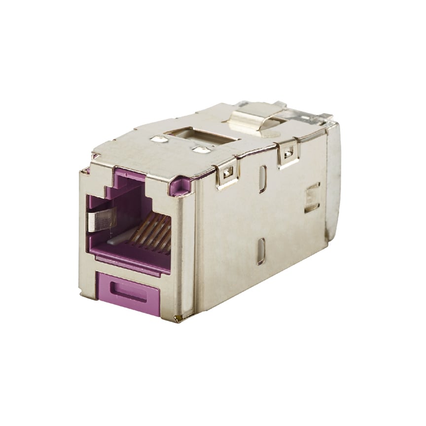 Mini-Com Module, Cat 6, Shielded, 8 pos 
