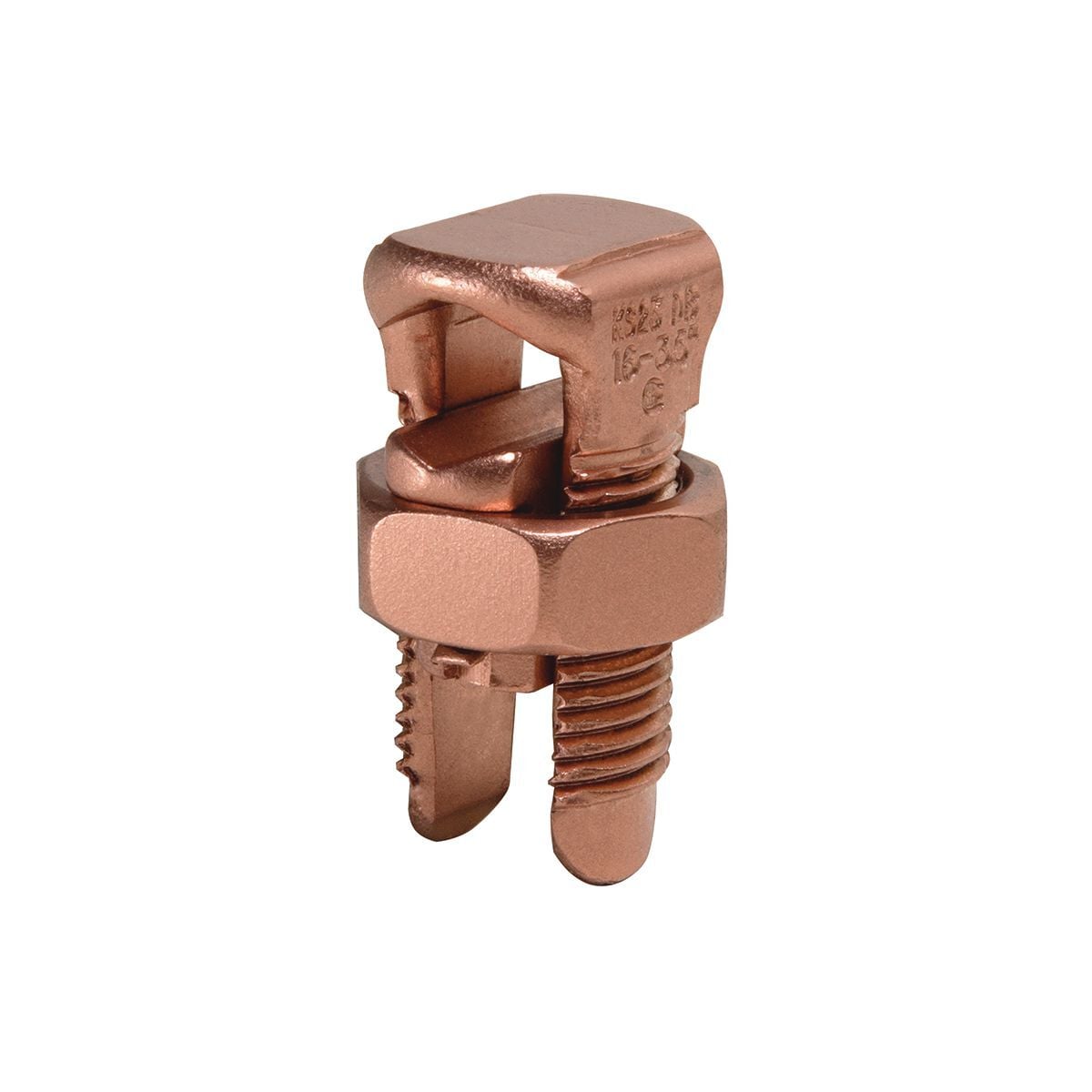 Copper Split Bolt, Cu: 4 AWG-1/0 AWG (Str) (Run & Tap).