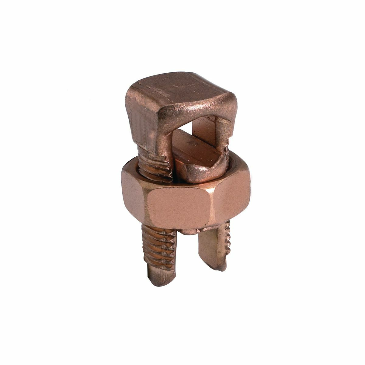 Copper Split Bolt, Cu: 2 AWG-2/0 AWG (Str) (Run & Tap).