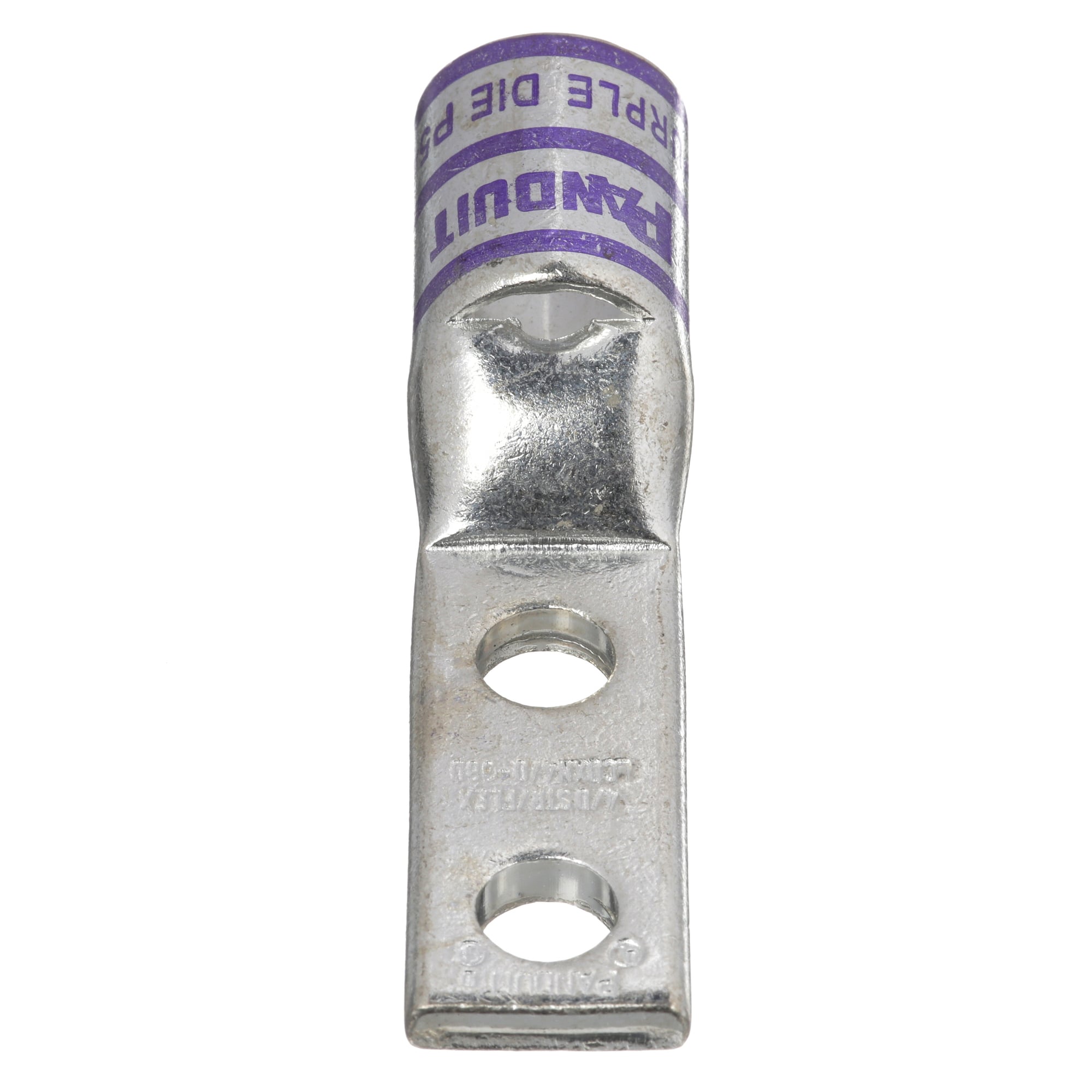 Copper Compression Lug, 2 Hole, 4/0 AWG,