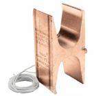 Copper Compression H Tap, 2-6 AWG (Main & Tap 1), 8-14 AWG (Tap 2 & Tap 3), Tin Plated.