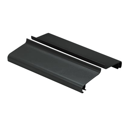 Channel Cover, Split Hinged Snap-On, 6IN 
