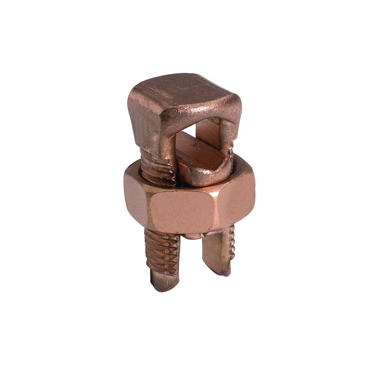 Copper Split Bolt, Cu: 1/0 AWG (Str)-350 kcmil (Run & Tap).