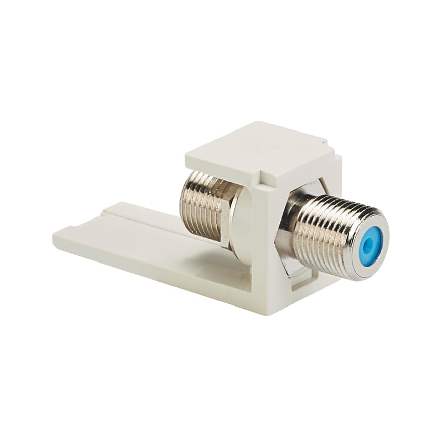 Coupler Module, F Type, Off White       