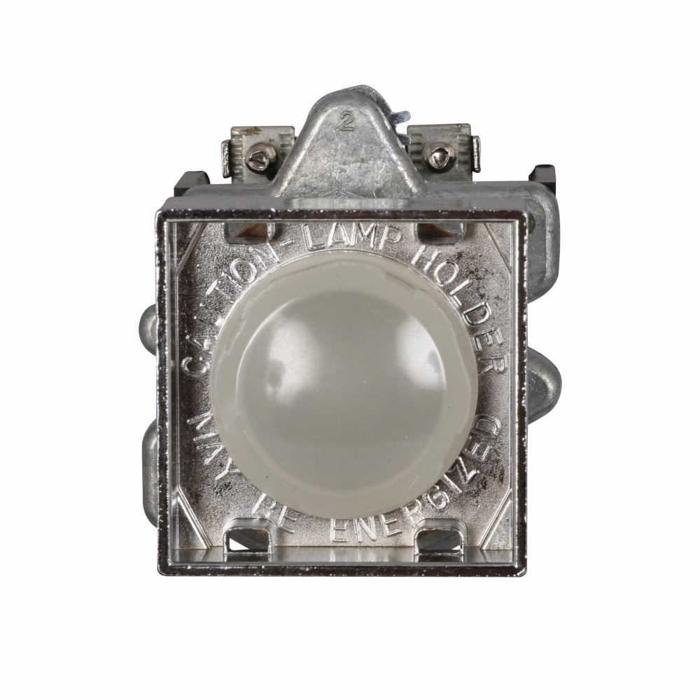 Eaton E30 pushbutton, Metallic Indicating Light, metallic, Single unit, square multifunction, Incandescent, Full voltage, NEMA 3, 3R, 3S, 4, 12, 13, 120PSB, 120 V, 30.5 mm