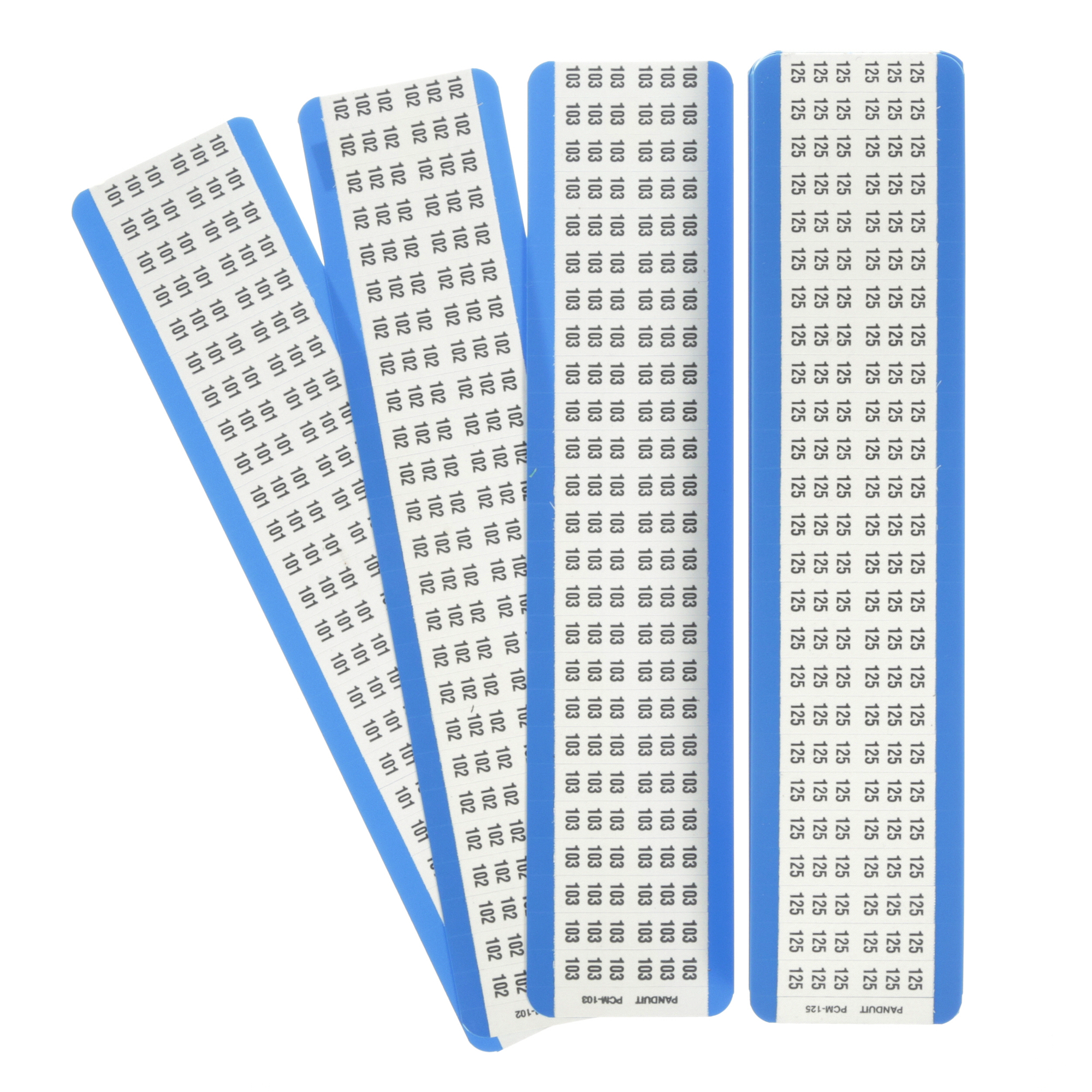 Pre-Printed WM Cards, Vinyl Cloth, .25IN 