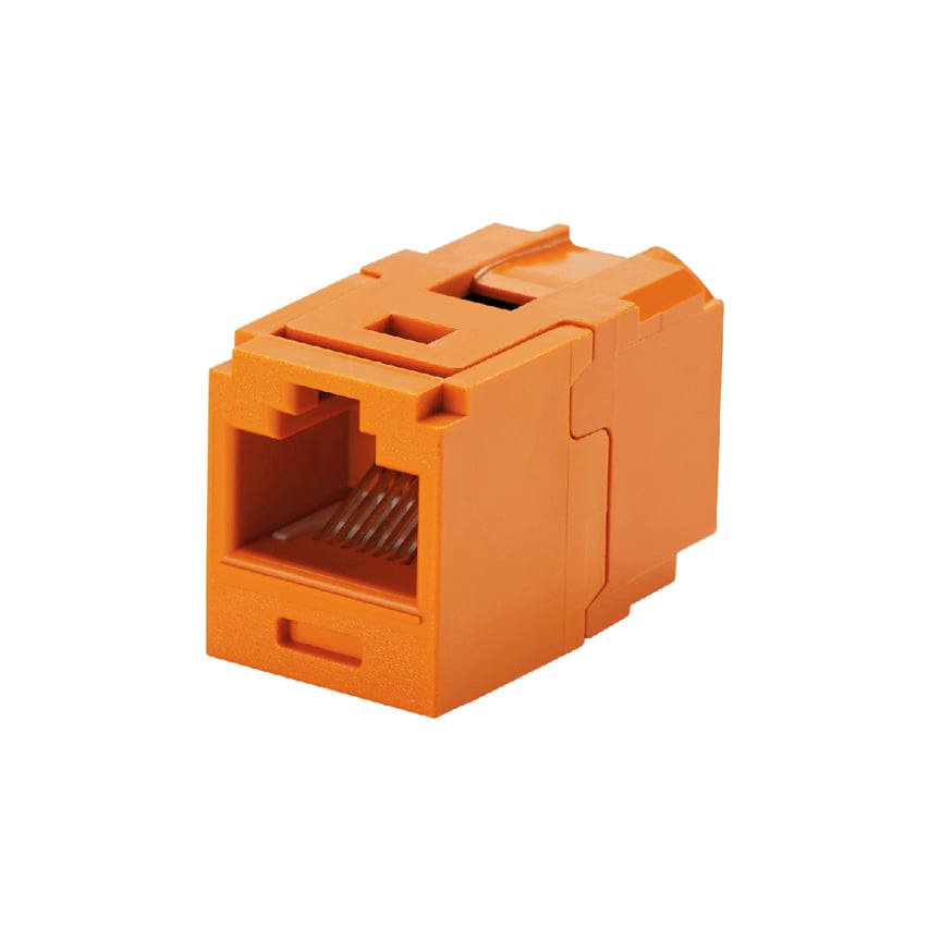 Mini-Com Coupler Module, Cat 6, UTP, Ora