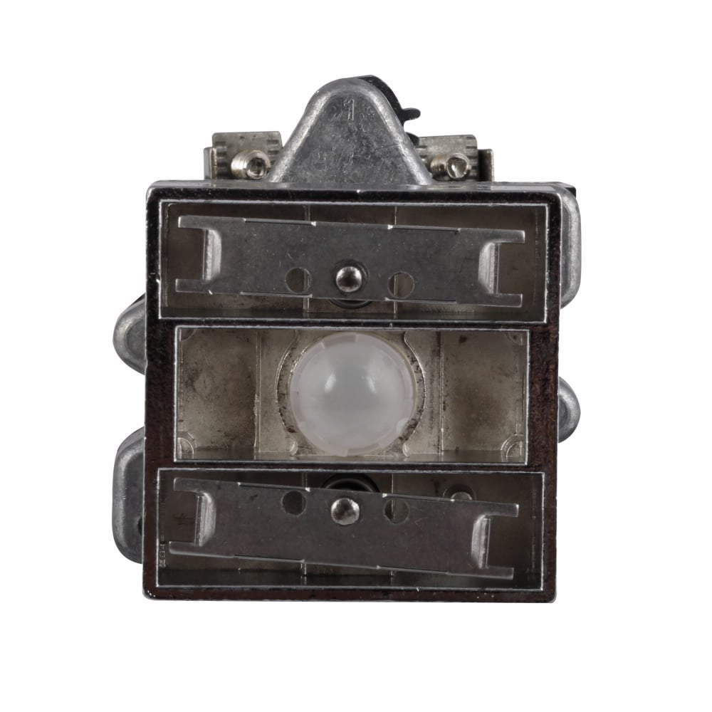 E30, 30.5 mm, Square Multifunction, NEMA 3, 3R, 4, 12, 13, Illuminated, Momentary (top and bottom), Two button, Incandescent, transformer light unit, 120 Vac light unit, 6PSB
