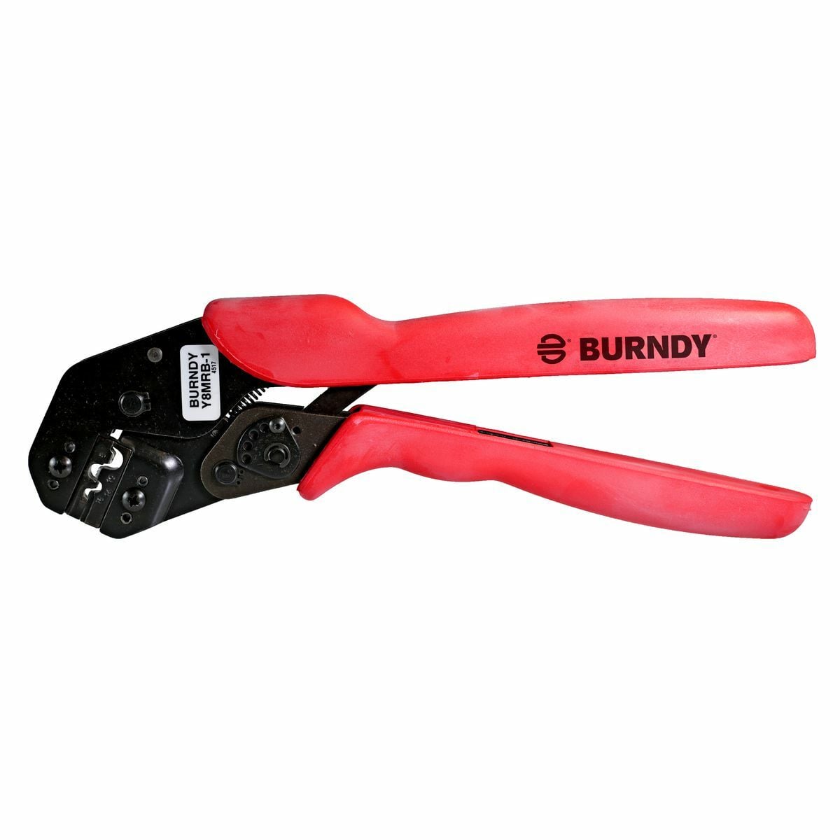 Full Cycle Ratchet Crimper, #22-8 AWG, Embossment.