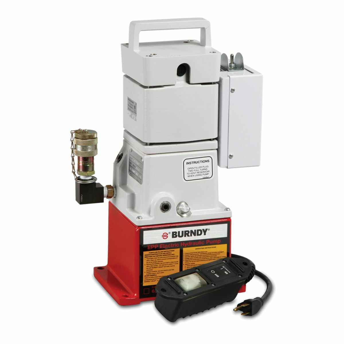 Pump, 10K psi, 1/2 HP, 115V AC/60Hz.