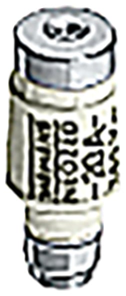 NEOZED FUSE LINK,6A,400VAC IN FOLDING BOX GL, SIZE D01, 6A NEOZED FUSE LINK 400V