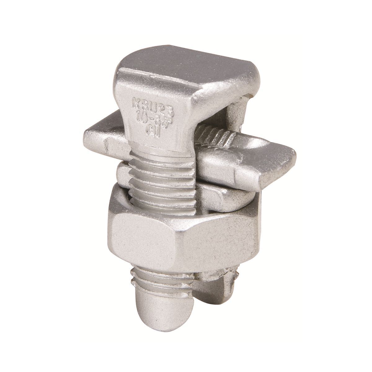 Tin-plated, high strength copper alloy SERVIT with spacer. Spacer seperates dissimilar conductors and provides long contact length that prevents high pressure point contacts between run and tap conductors, 1.48 IN L.
