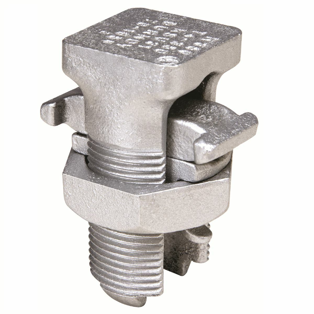 Tin-plated, high strength copper alloy SERVIT with spacer. Spacer seperates dissimilar conductors and provides long contact length that prevents high pressure point contacts between run and tap conductors.