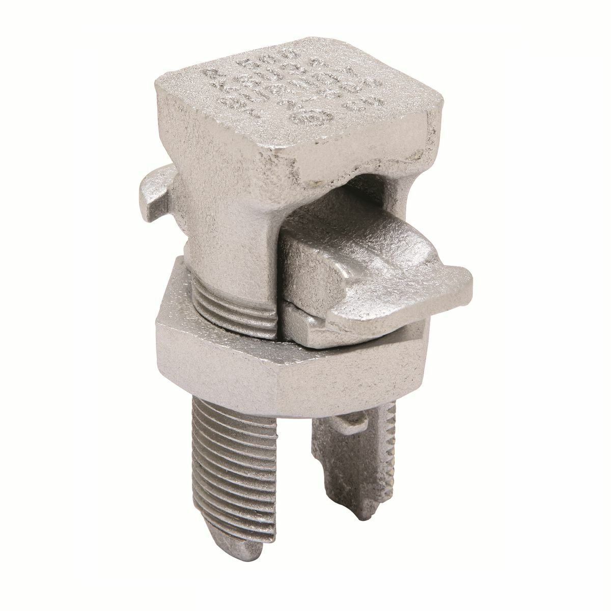 Tin-plated, high strength copper alloy SERVIT with spacer. Spacer seperates dissimilar conductors and provides long contact length that prevents high pressure point contacts between run and tap conductors, 3.12 IN L.