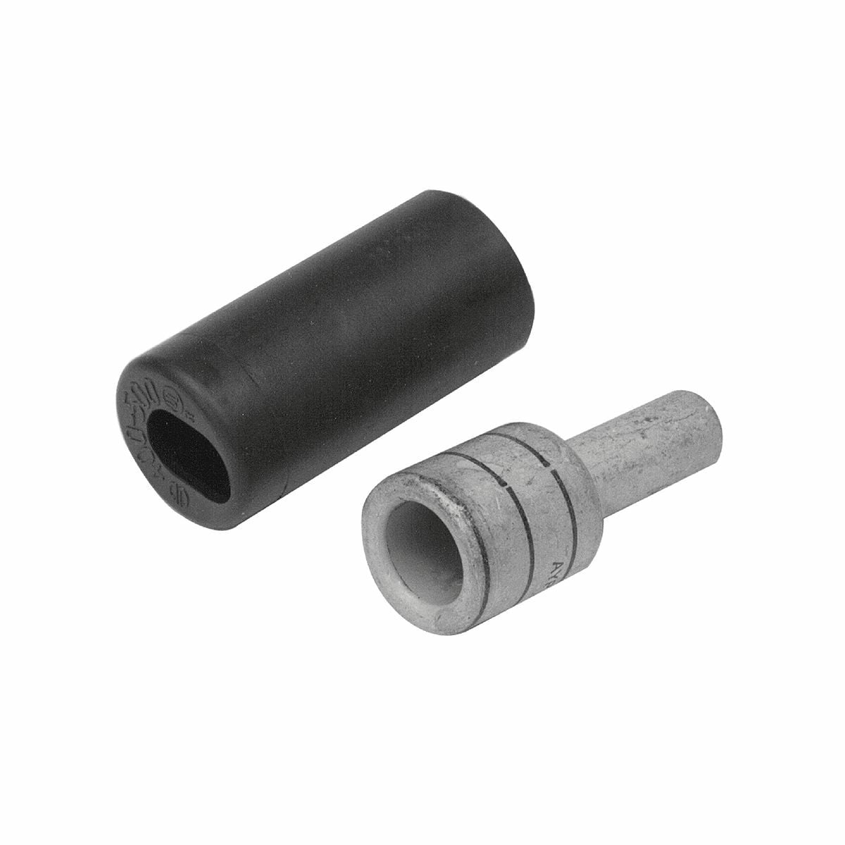 Cu Adaptor Plugs, #2 STR (125/#24-150/#24) DLO, #2 AWG Code, 60 Navy, 600V, Compression.