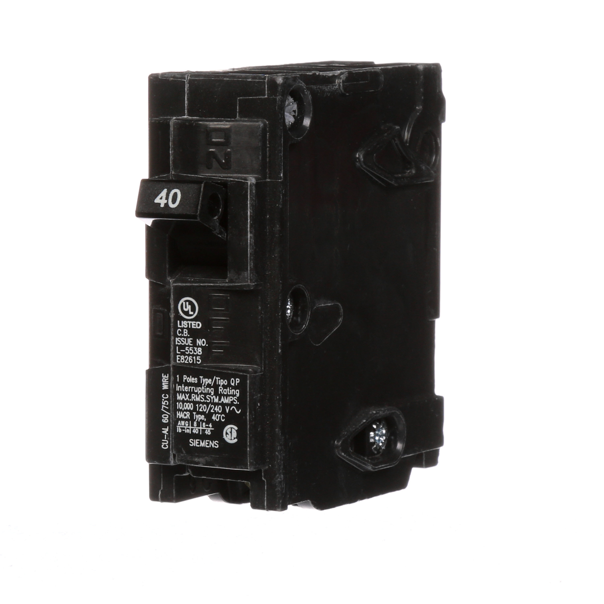 BREAKER 40A 1P 120V 10K QP 10 KAIC