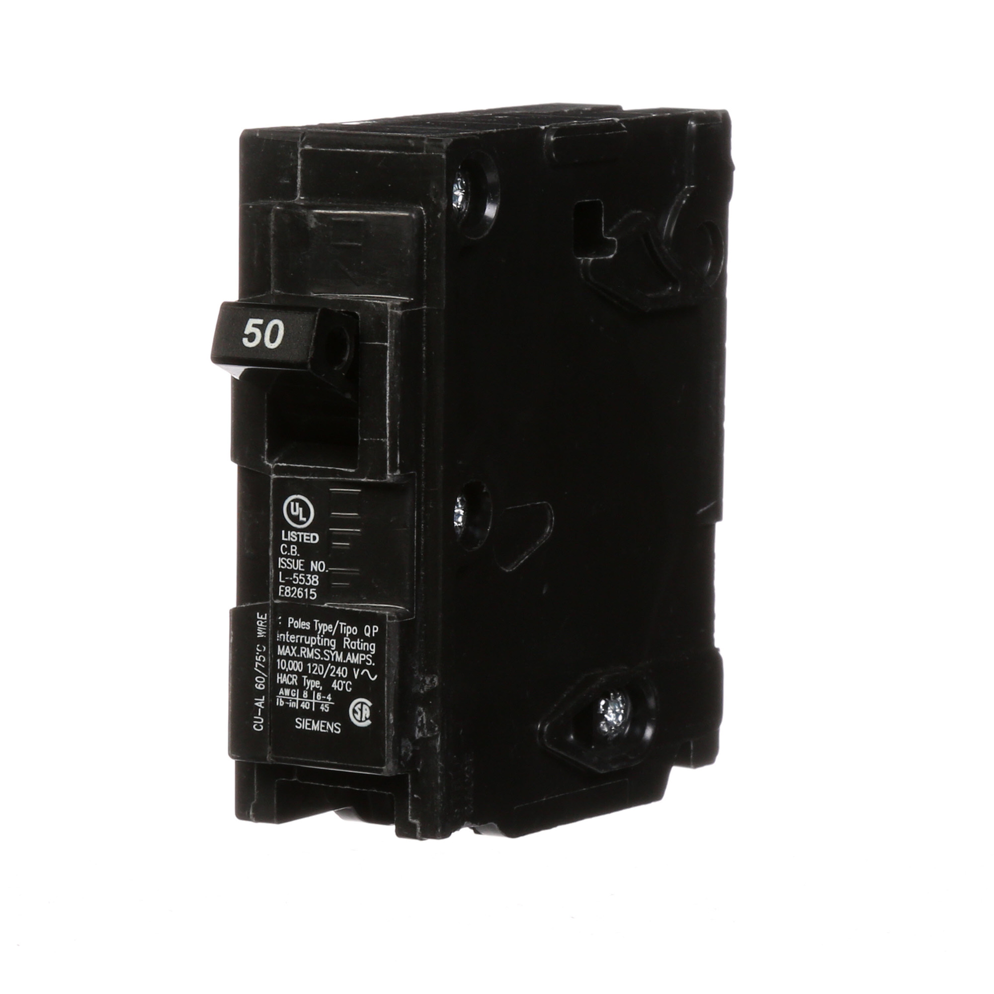 BREAKER 50A 1P 120V 10K QP 10 KAIC