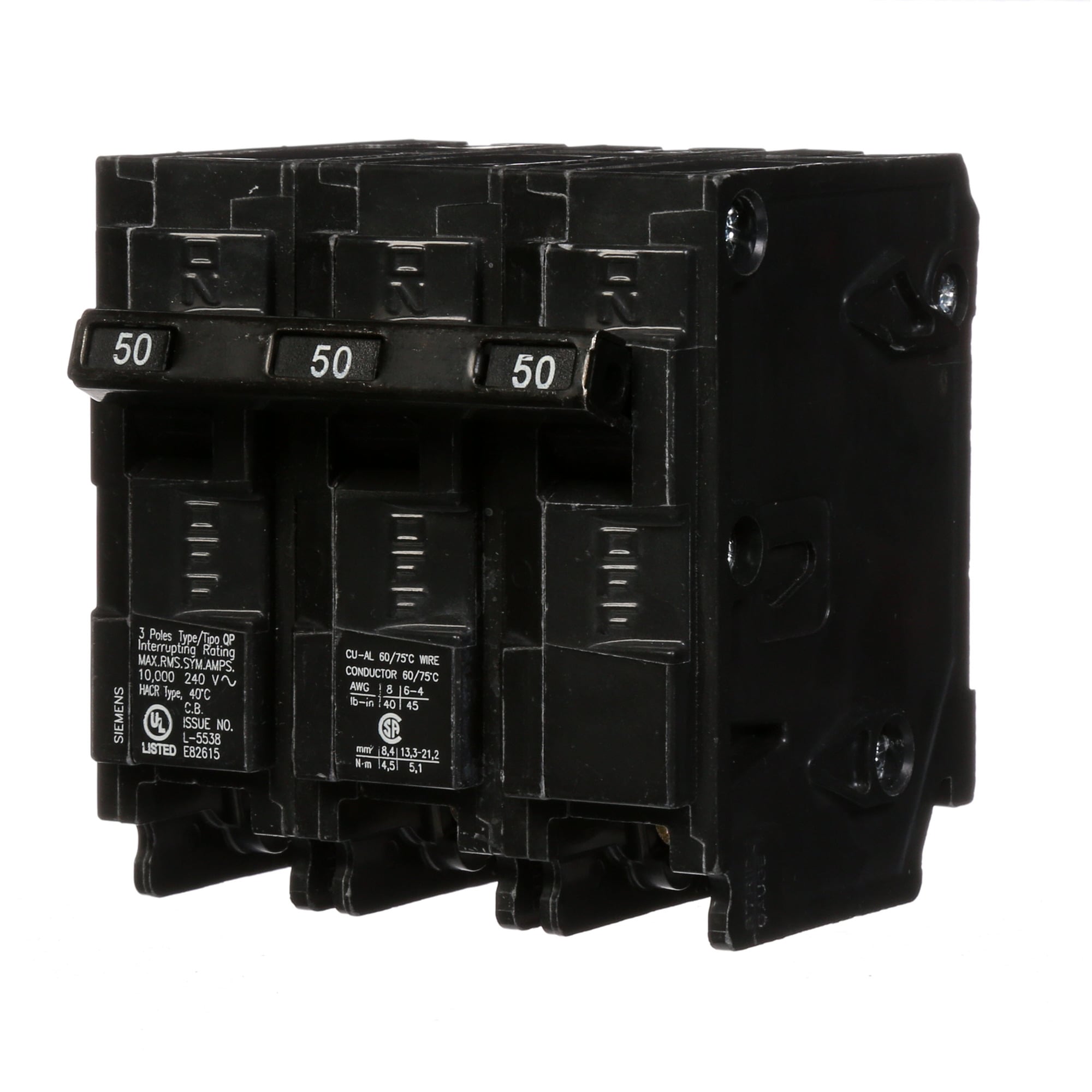 BREAKER 50A 3P 240V 10K QP