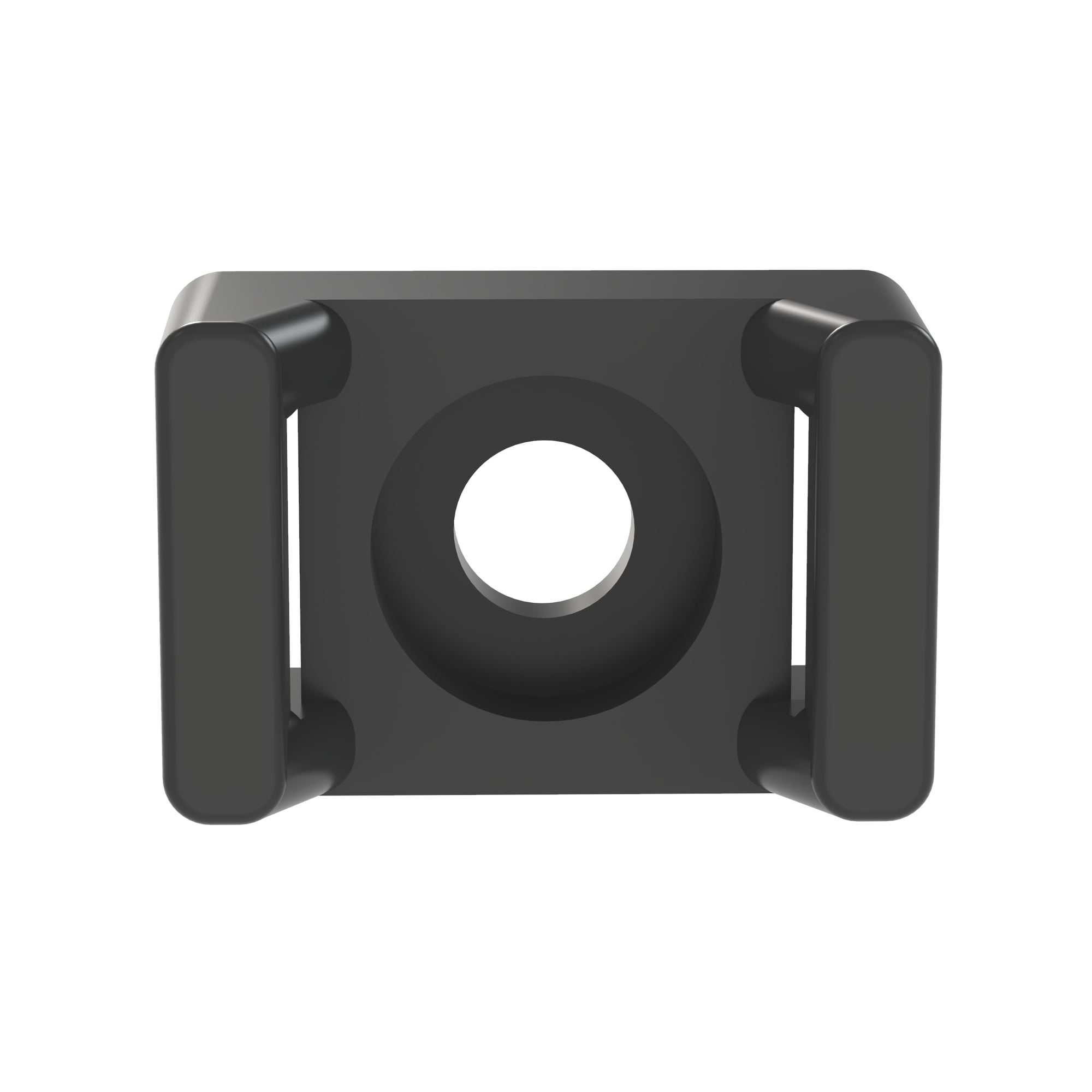 Cable Tie Mount, .43IN (10.9mm)W, #8 Scre