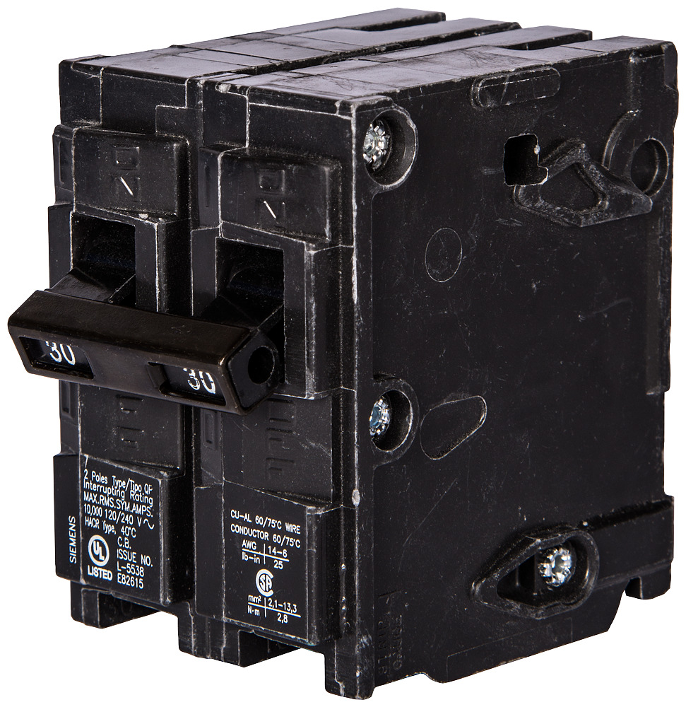  Low Voltage Residential Circuit Breakers Miniature Thermal Mag Circuit Breakers - Type QP/MP, 2-Pole, 120/240VAC are Circuit Protection Load Center Mains, Feeders, and Miniature Circuit Breakers. Type QP/MP Application Electrical Distribution Standard UL 489 Voltage Rating 120/240V Amperage Rating 40A Trip Range Thermal Magnetic Interrupt Rating 22 AIC Number Of Poles 2P
