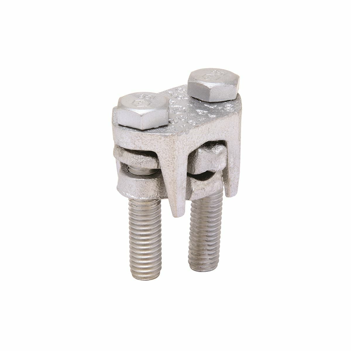 Tin-plated copper alloy connector with tin plated silicon bronze hardware. Spacer bar separates dissimilar conductors and provides long contact length,Tightening torque: 500 in -lb,wrench size:3/4 cross flats.
