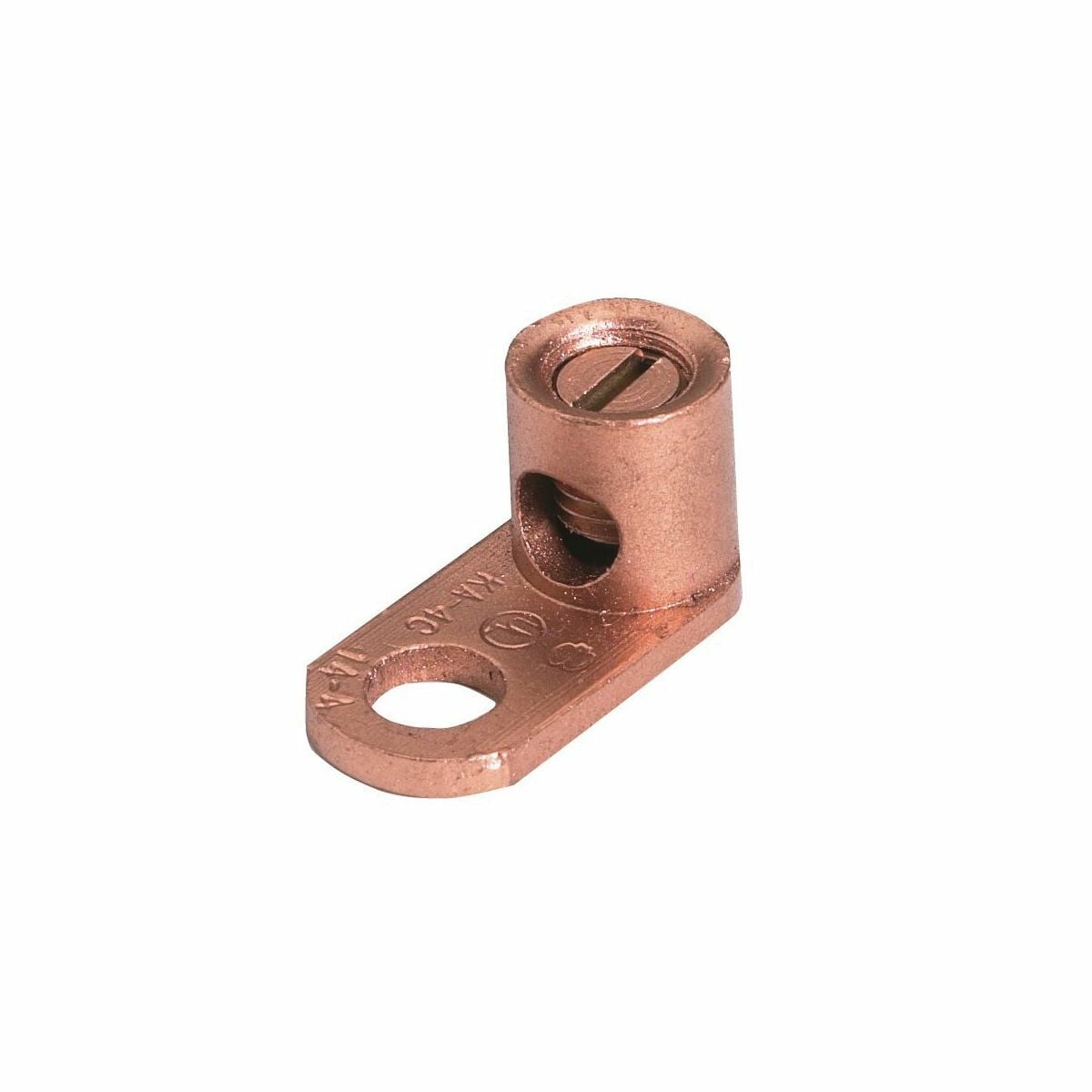 Copper Alloy Direct Burial Terminal, #14 Sol. - #4 Str., 1.13 in L.