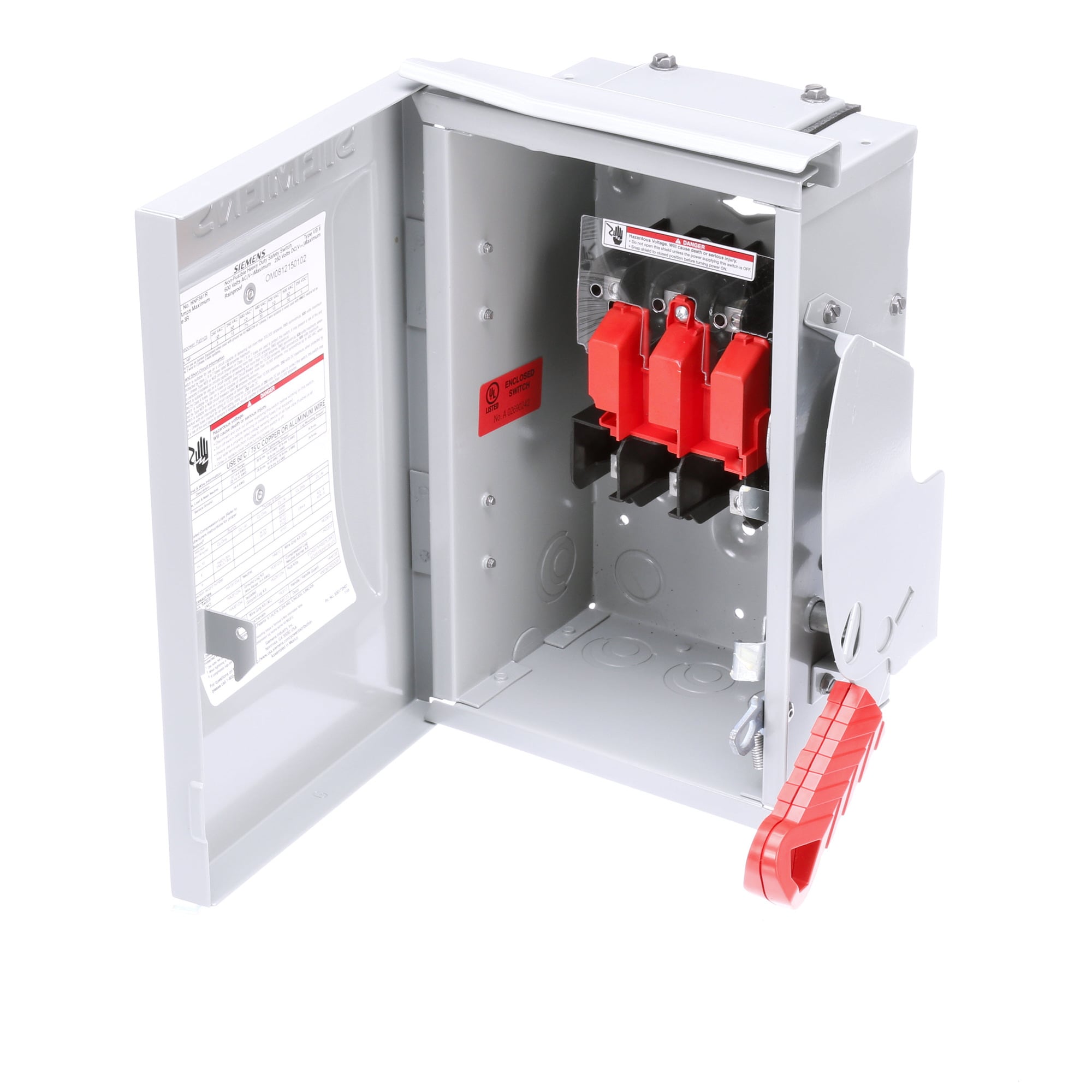 30A 3P 600V 3W NON-FUSED HD TYPE 3R3P 30A 600V NON-FUSIBLE NEMA 3R