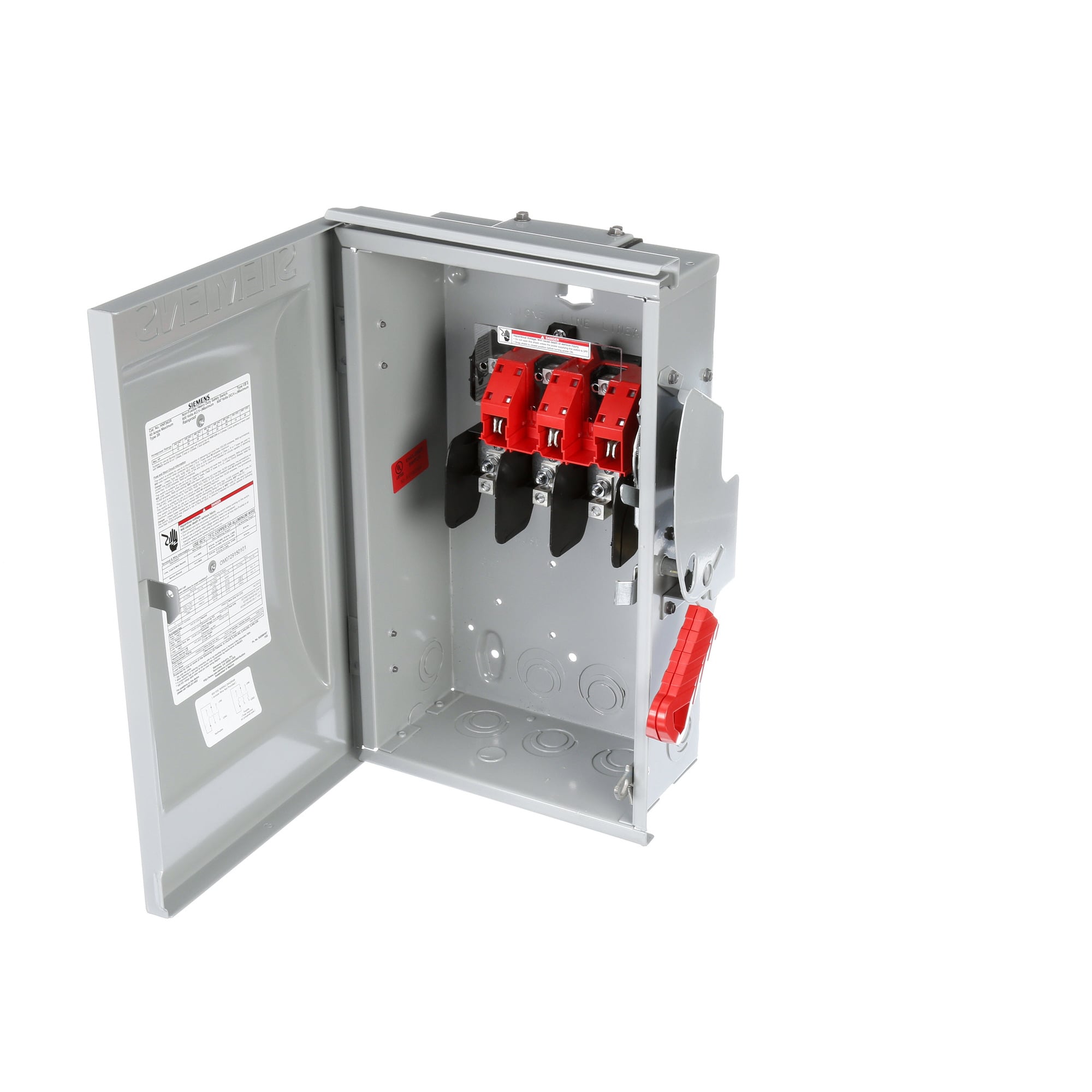  Low Voltage Circuit Protection Heavy Duty Safety Switches. 60A 3P 600V 3W NON-FUSED HD TYPE 3R