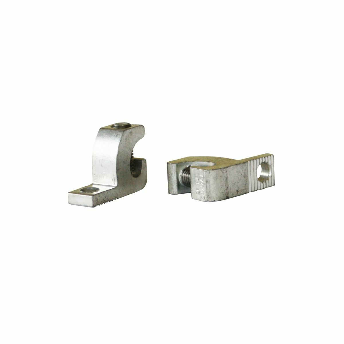 Aluminum Lay-in Lug, 1/0-14 AWG, 3/8" Stud, Tin Plated.