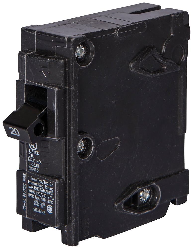BREAKER 20A 1P 120V 22K QPH 22 KAIC,
