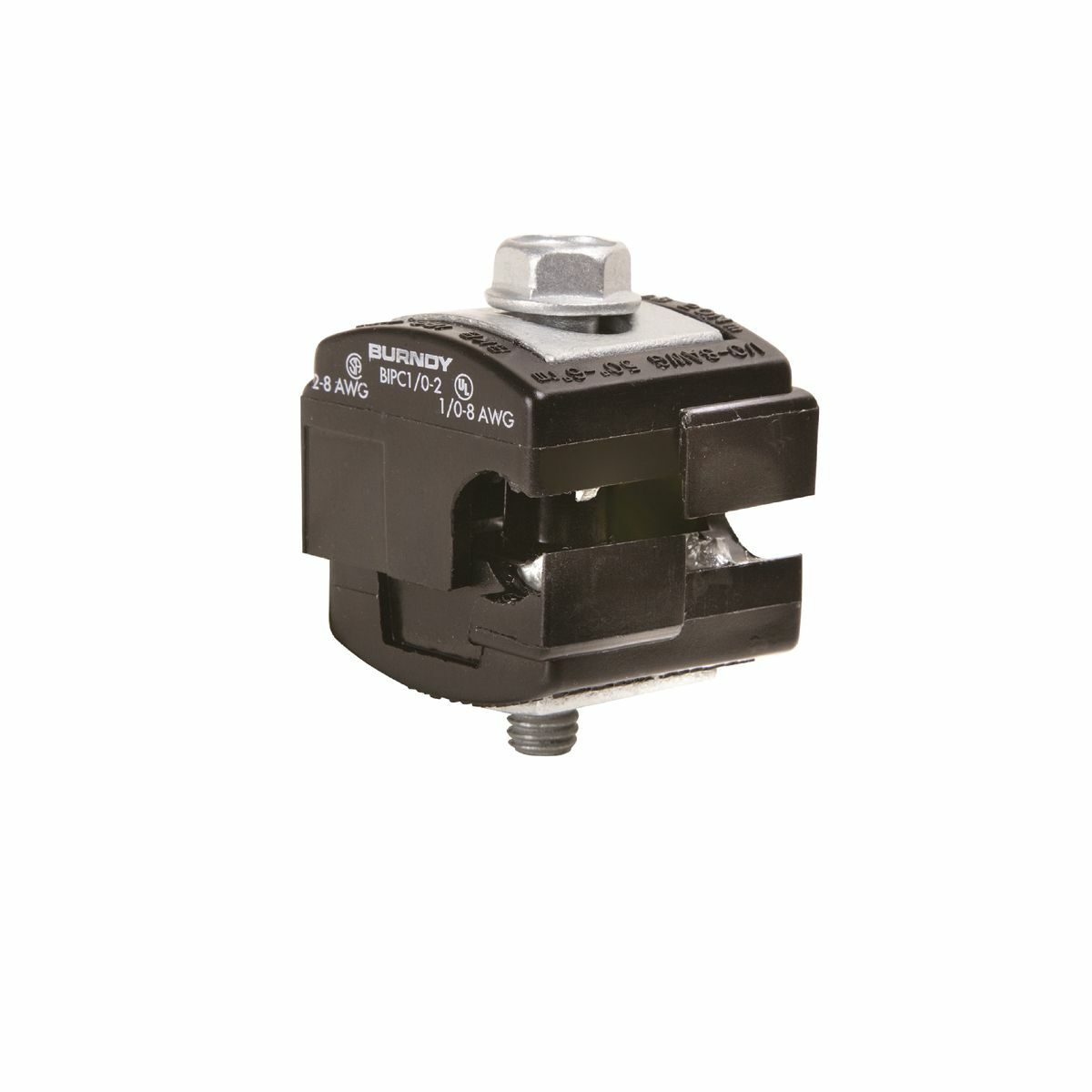 Insulation Piercing Connector, 8-1/0 AWG (Run), 8-2 AWG (Tap), 600 V.