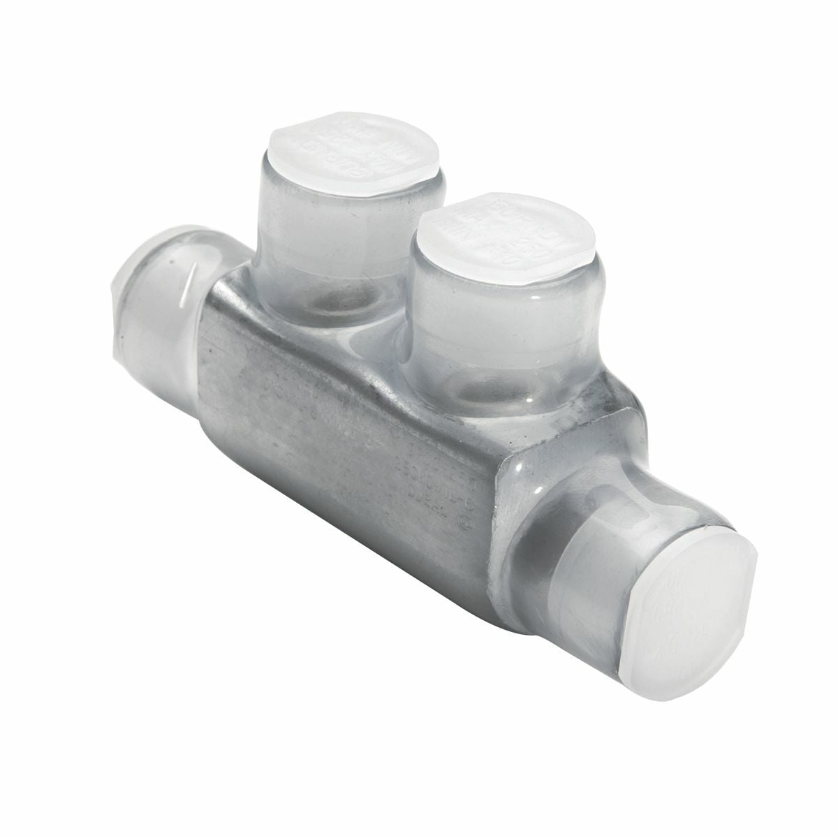 Aluminum In-Line Splice, 6 AWG-500 kcmil.