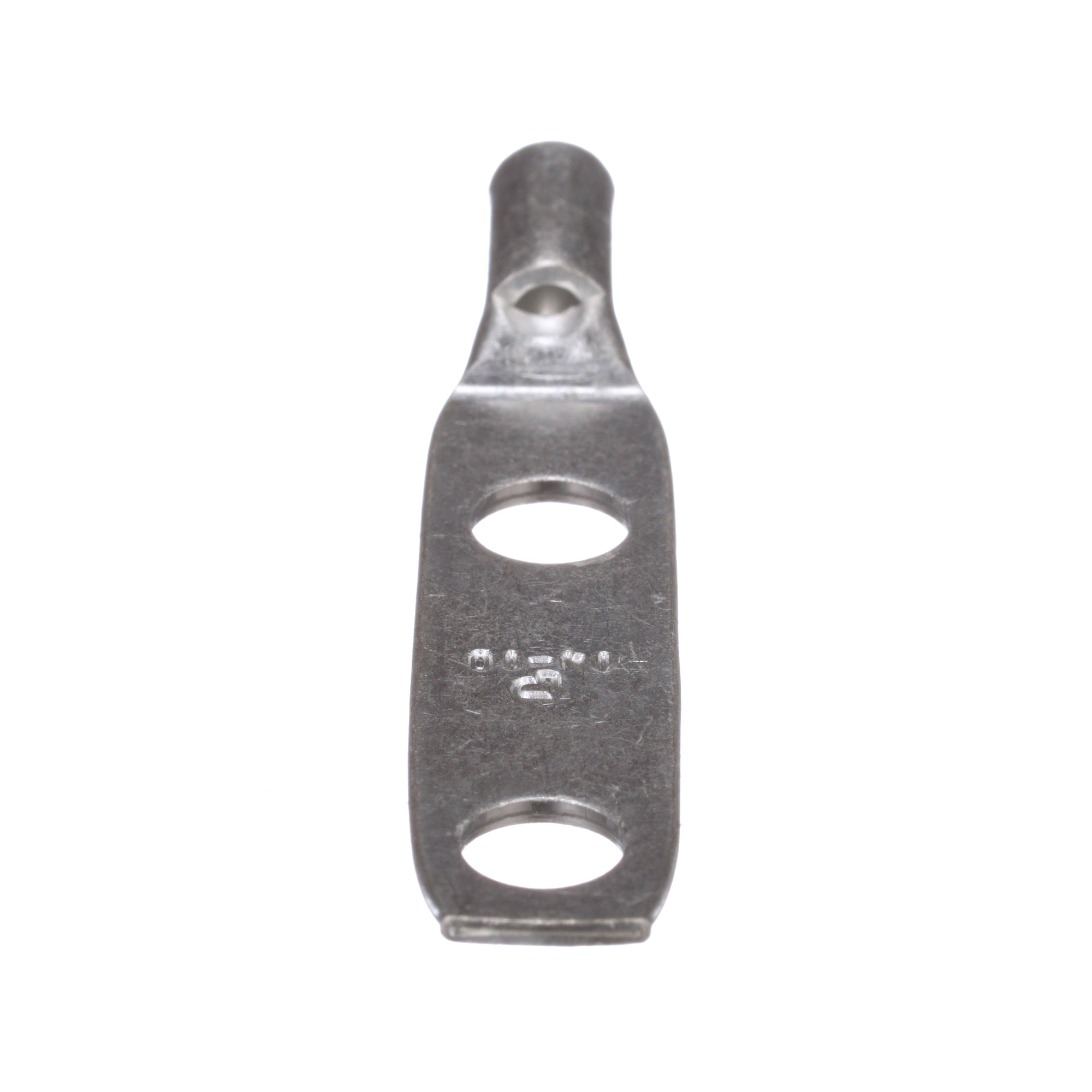Copper Compression Lug, 2 Hole, #10 AWG,