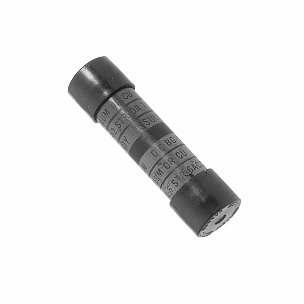 Insulated AL service entrance compression sleeve for combinations of insulated CU, AL and ACSR conductors, Color Code: Orange (Side A), Orange (Side B).