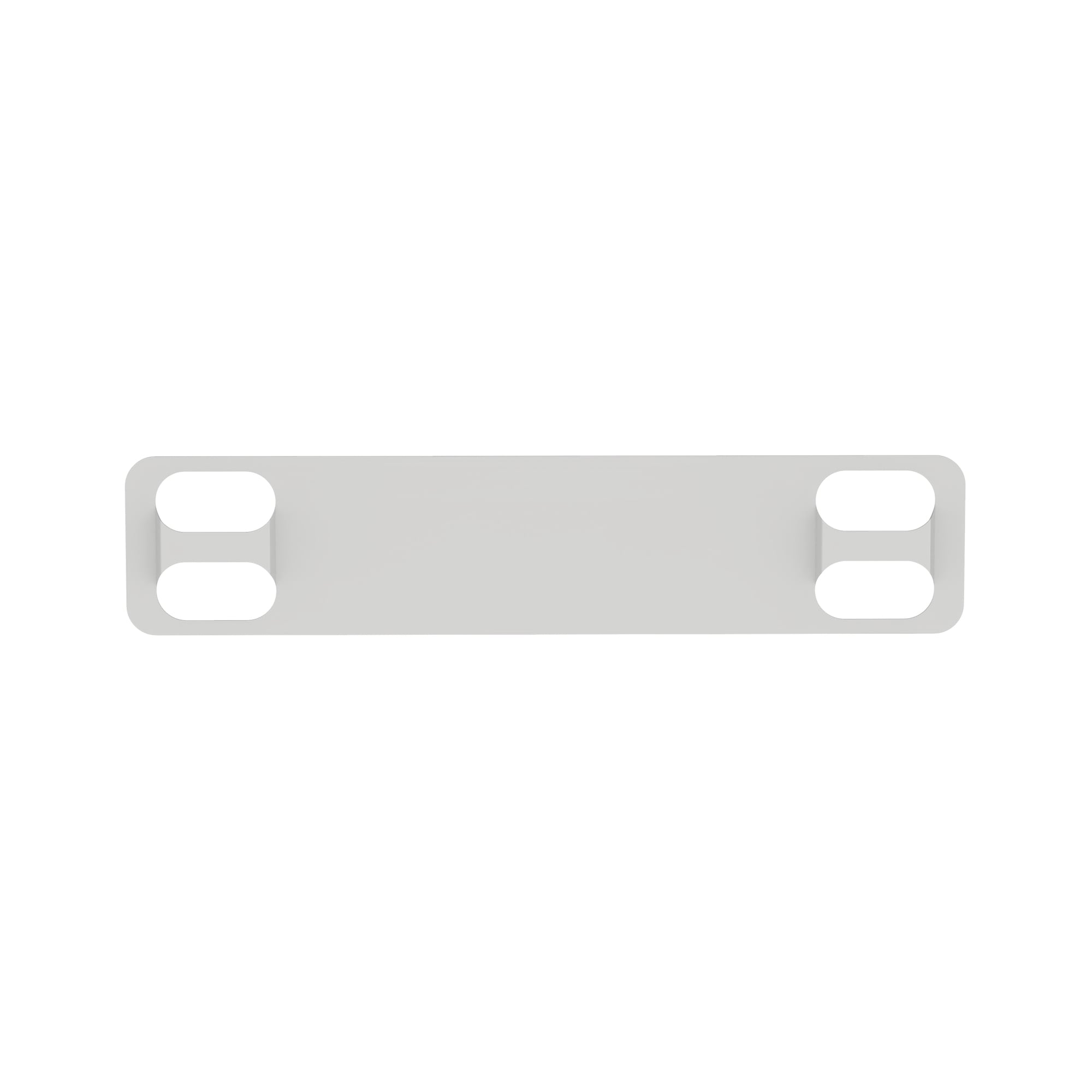 Marker Plate, 316 SS, 4 Hole 3.5IN x .75IN