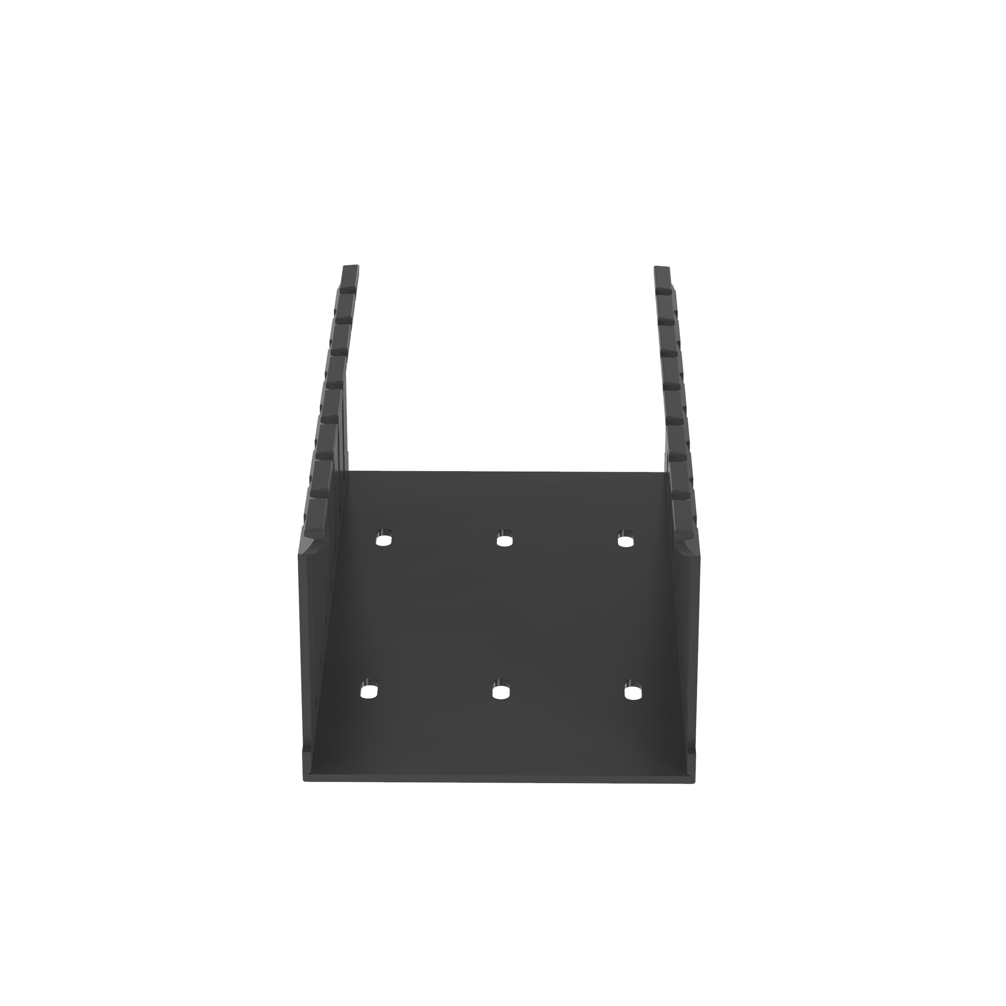 Slotted Duct, PVC,4X3X6FT,LGRY           