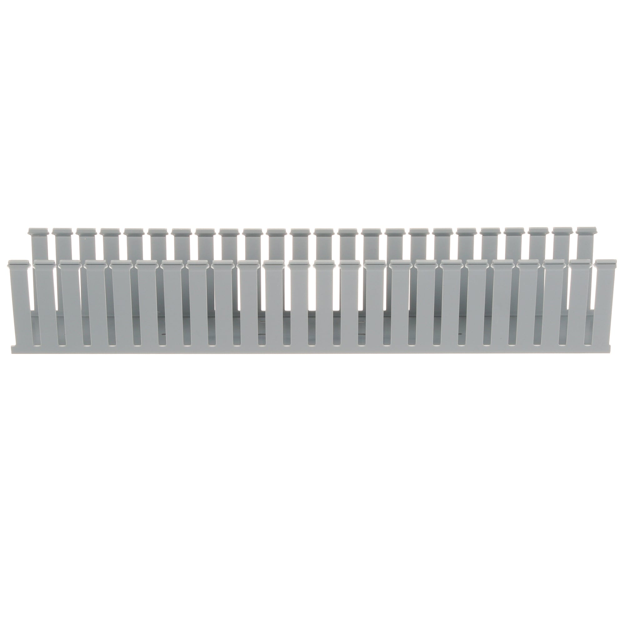 Slotted Duct, PVC,4X4X6FT,LGRY           