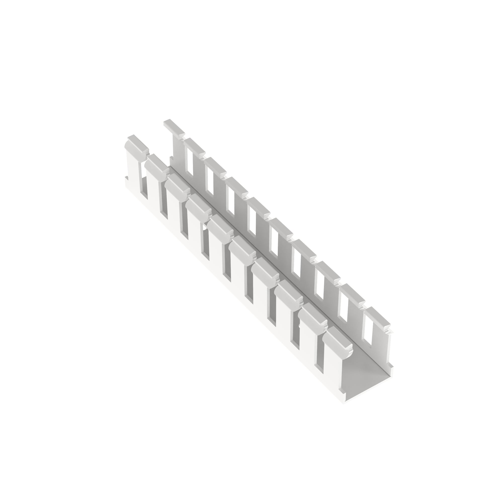 Slotted Duct, PVC,1X1.5X6FT,WHT          