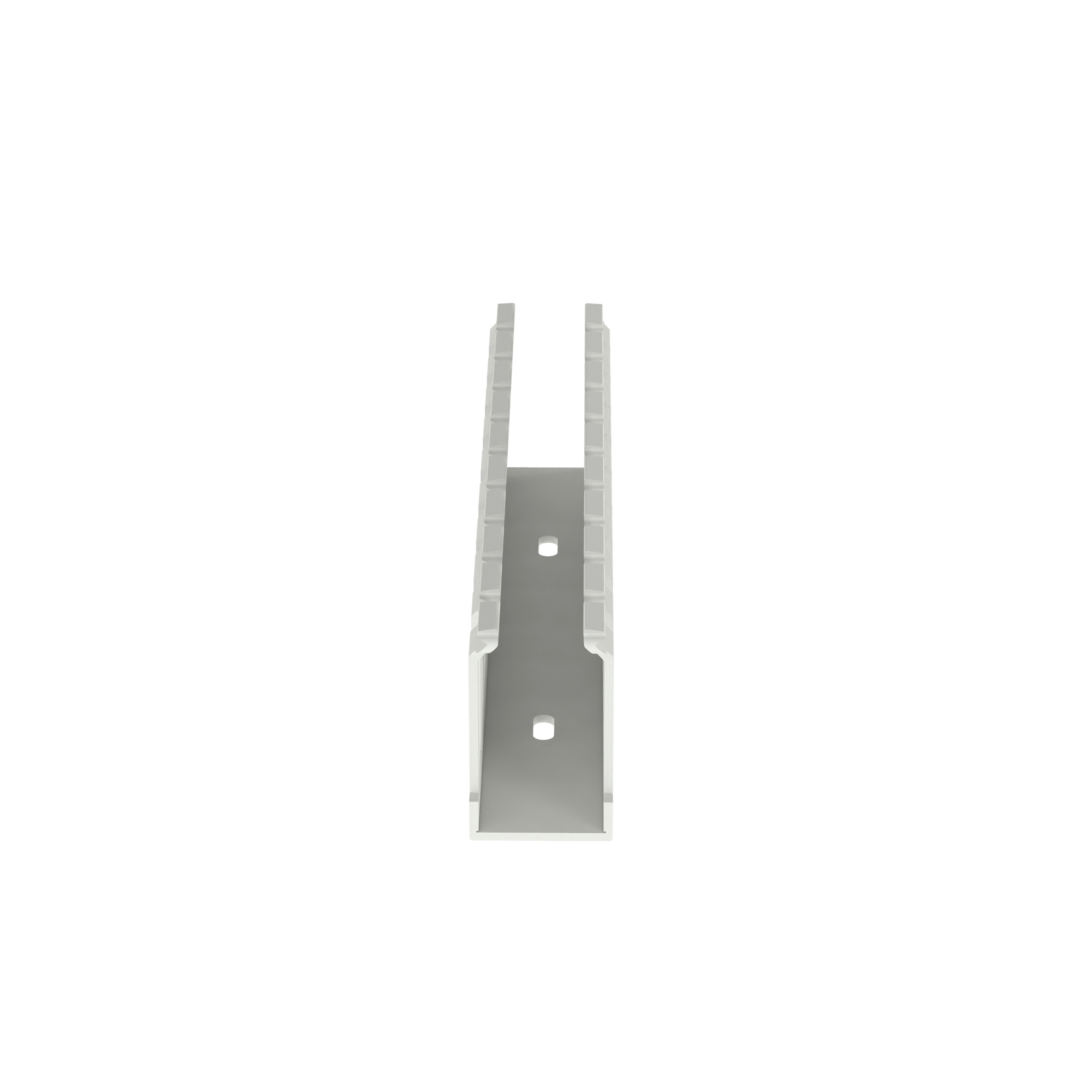 Slotted Duct, PVC,1X2X6FT,WHT            