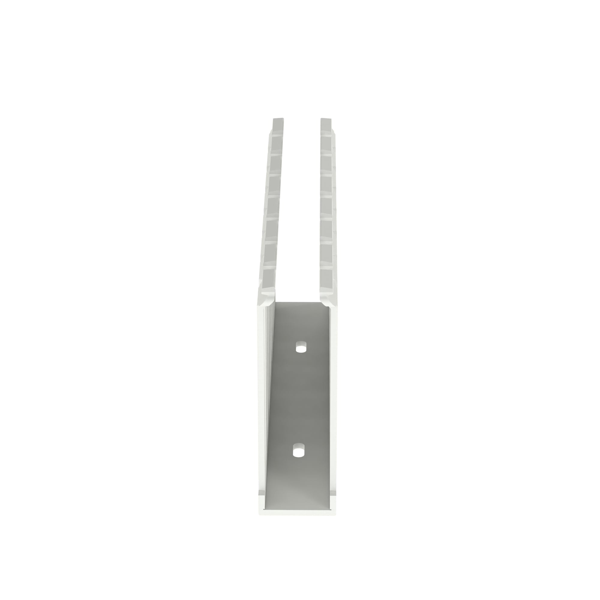 Slotted Duct, PVC,1X4X6FT,WHT            