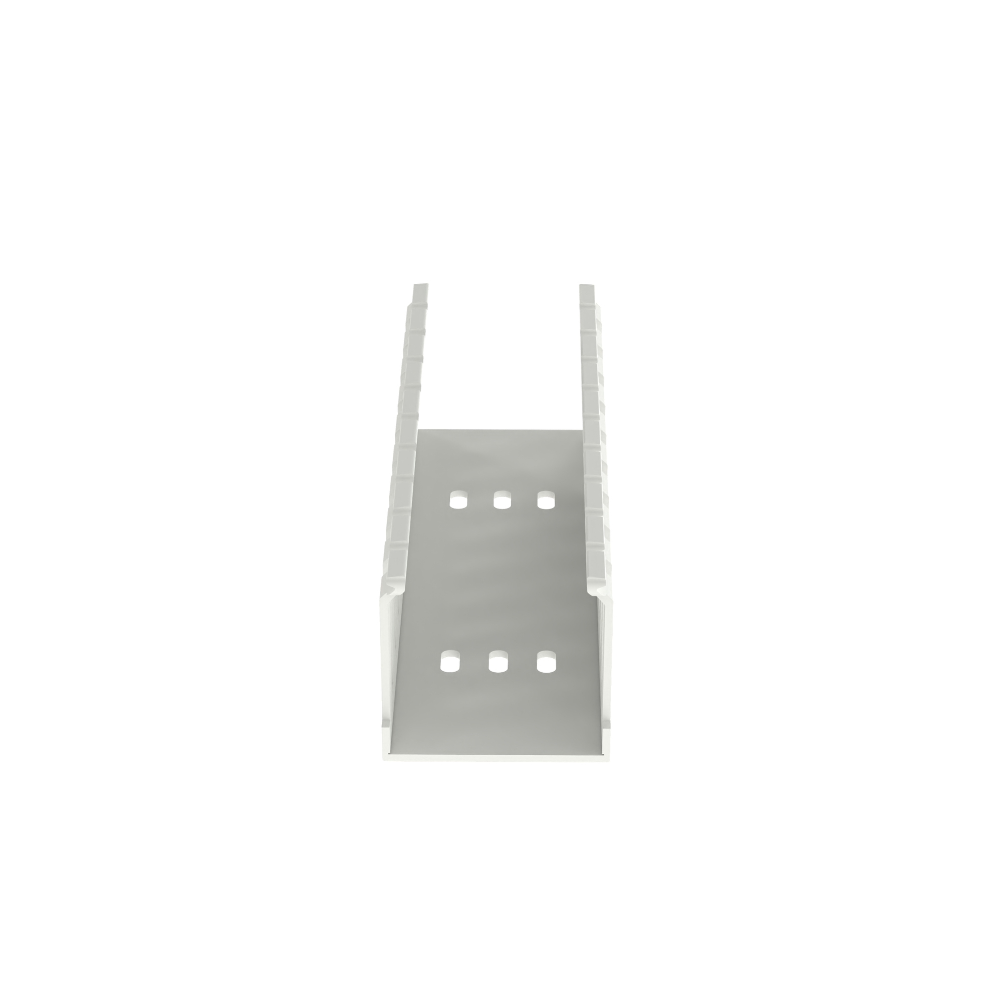 Slotted Duct, PVC,2X2X6FT,WHT            