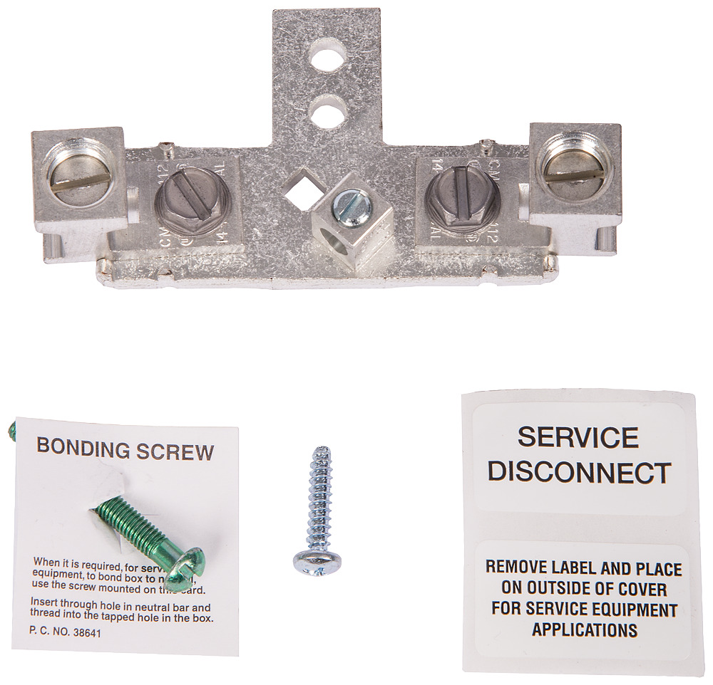  LOW VOLTAGE VBII HEAVY DUTY SAFETY SWITCH ACCESSORY. NEUTRAL KIT RATED 600V SUITABLE FOR OPERATING CURRENTS 60/100A.